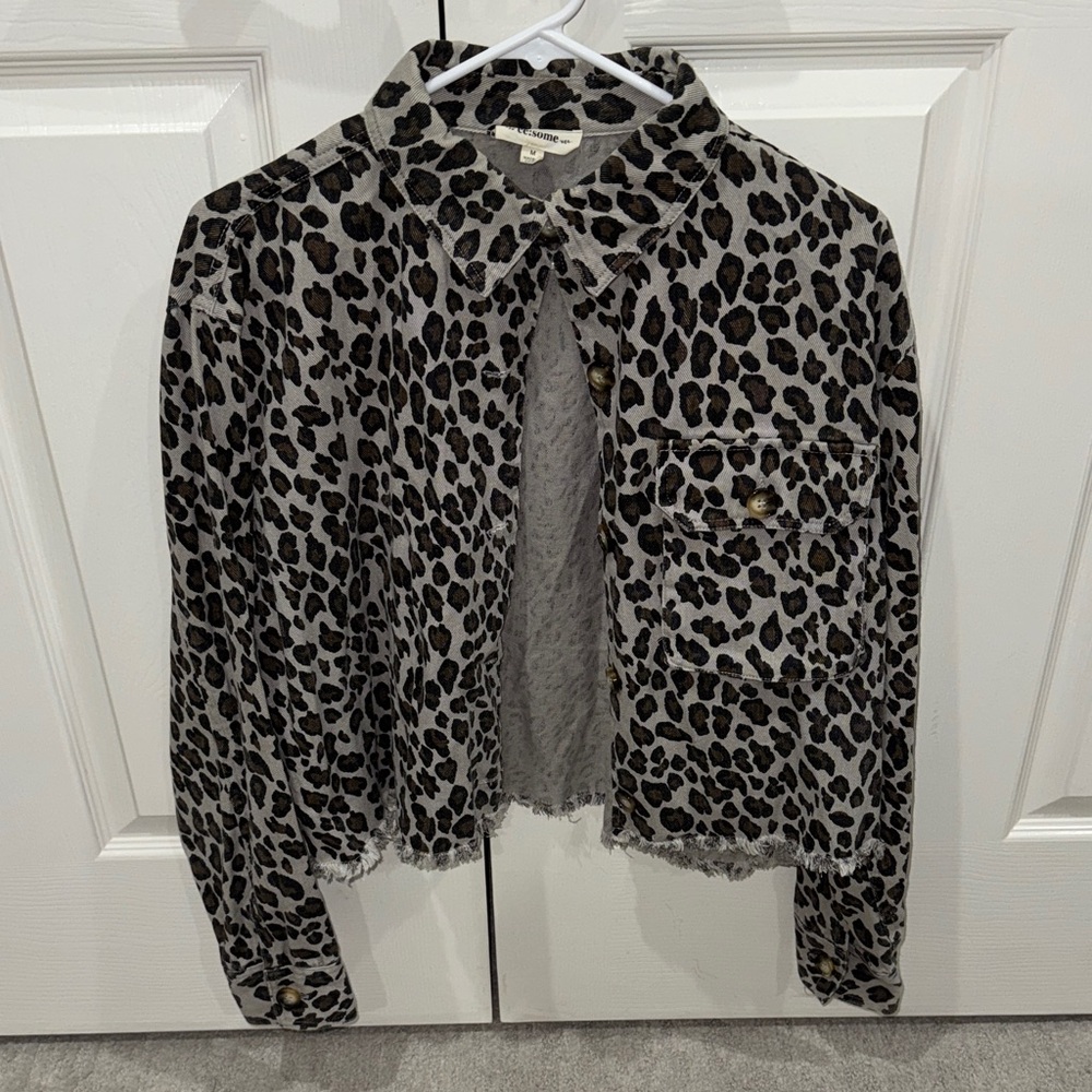 Eesome Leopard Print Women's Blazer
